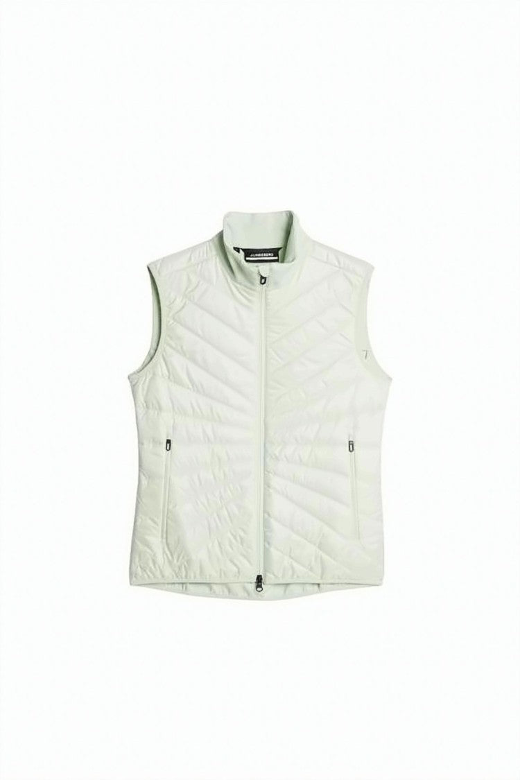J Lindeberg Chevron Pattern Quilted Vest
