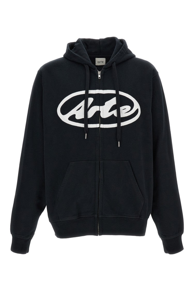 Arte Antwerp Circle Logo Zip Hoodie