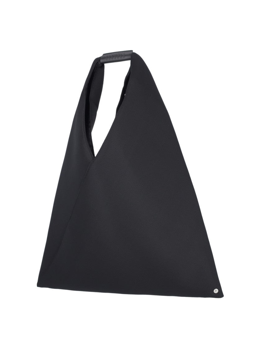 Mm6 By Maison Margiela Triangular-Shaped Bag With Padded Grip And Metallic Accent