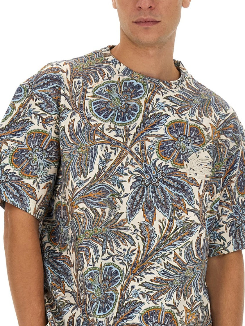 Etro Floral Print T-Shirt