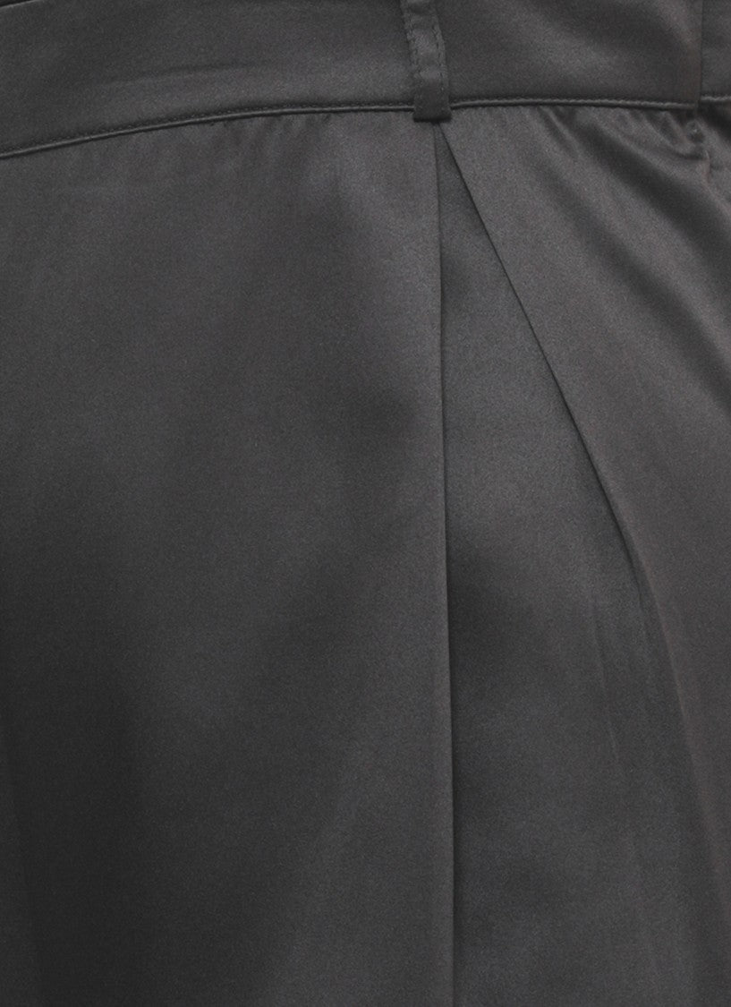 Kangra Tailored Black Jumpsuit With V-Neckline And Side Zip Fastening