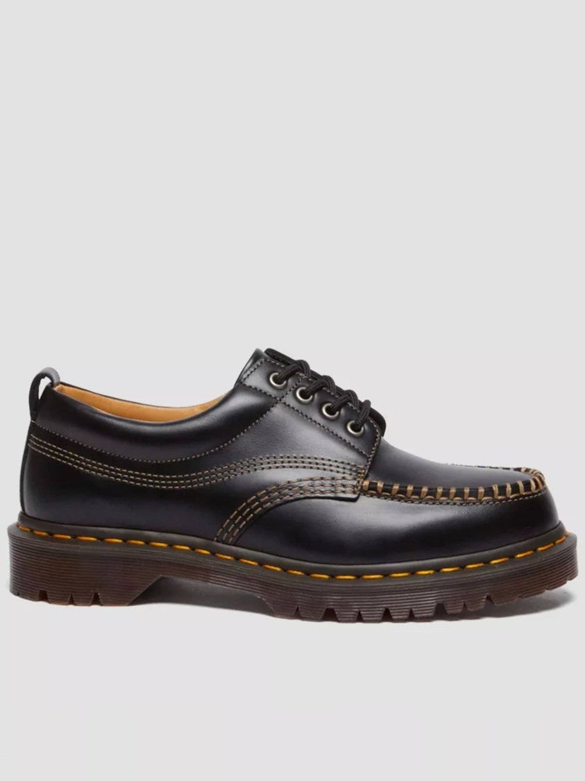 Dr. Martens Black Lowell Contrast Stitch Shoes