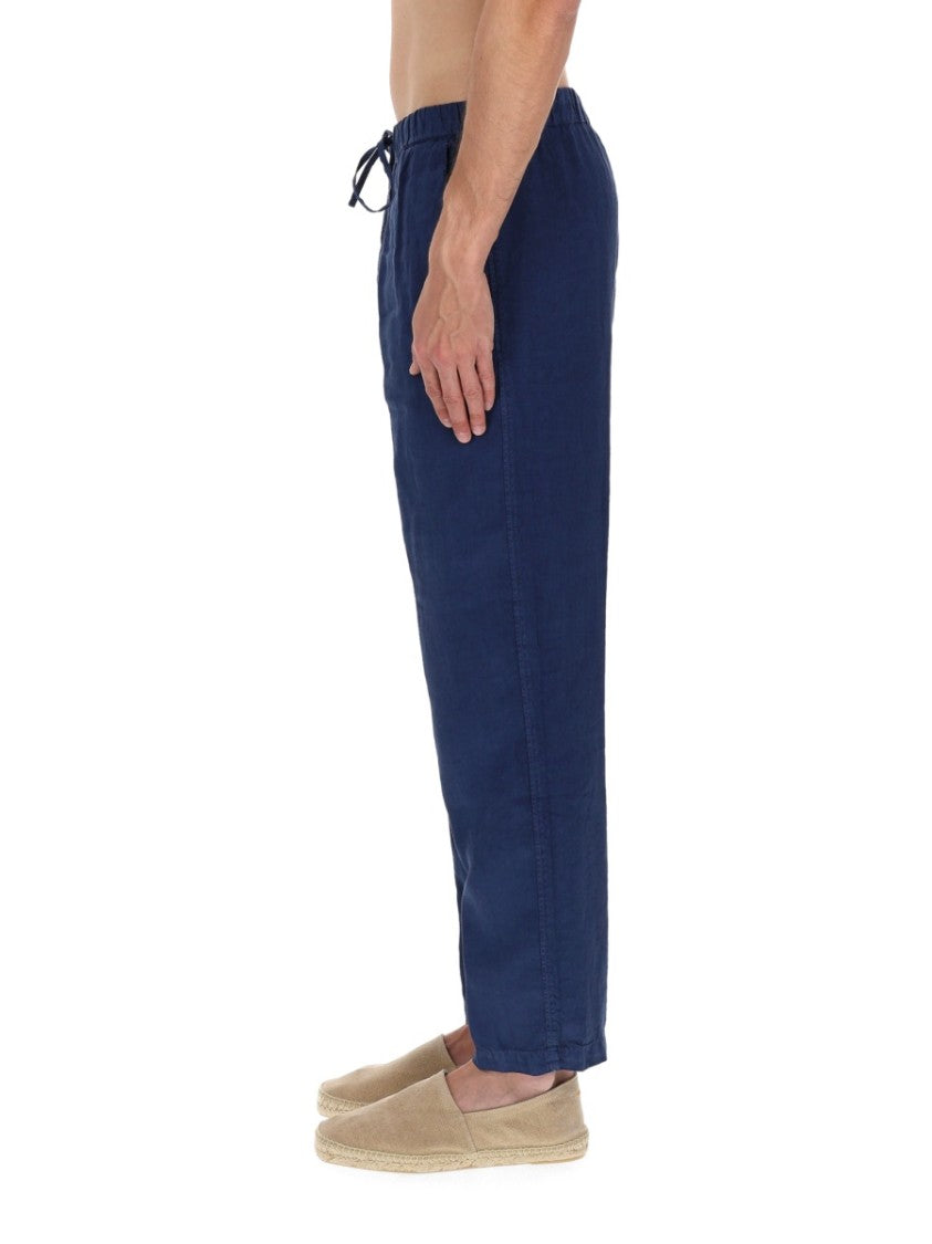 120% Lino Linen Relaxed Fit Straight Pants