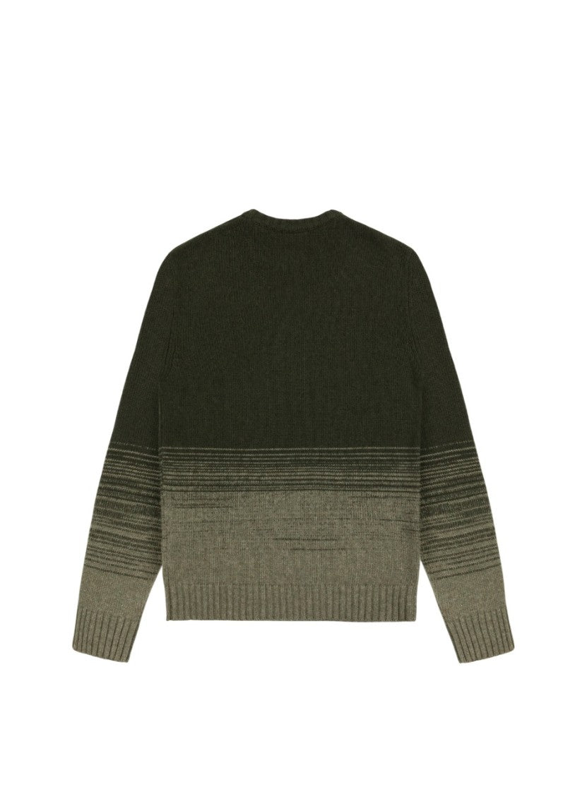 Colmar Two-Tone Gradient Crewneck Ribbed Sweater