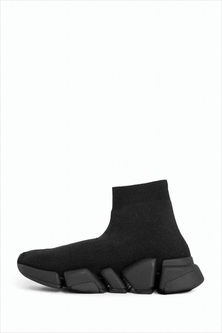 Balenciaga Sock-Style Black Sneakers With Chunky Sole And Modern Design