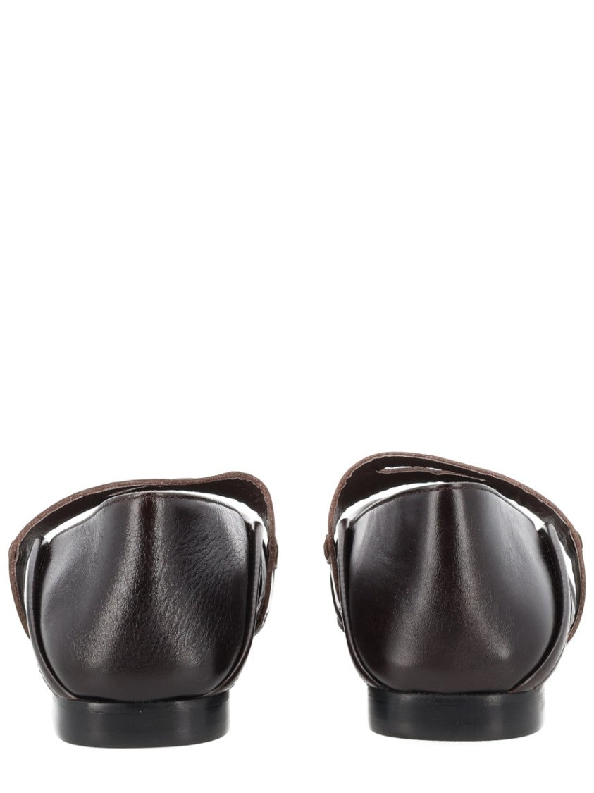Alohas Bargo Pointed Toe Embossed Flats