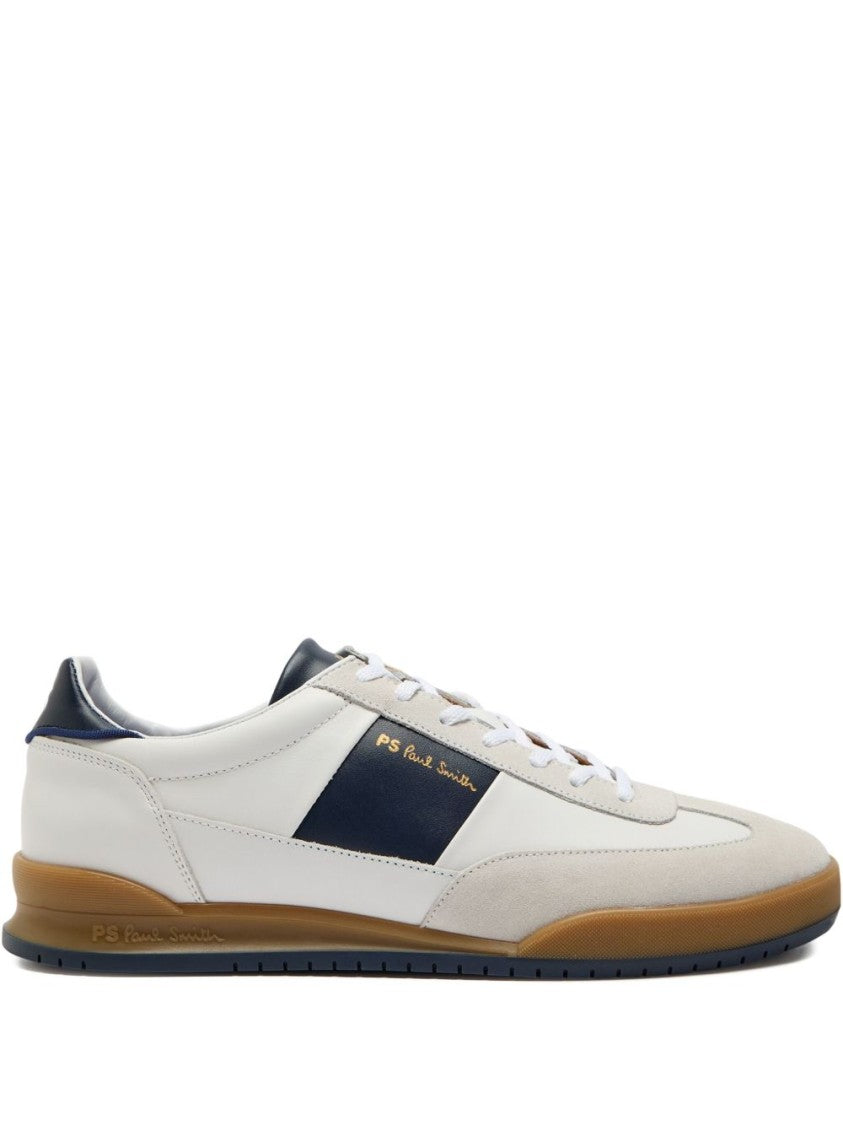 Paul Smith Dover White Navy Side Panel Sneaker