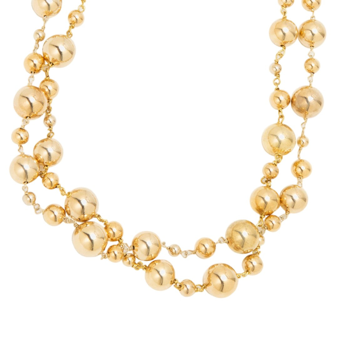 Silvia Gnecchi Gold-Plated Necklace With Adjustable Clasp And Charms