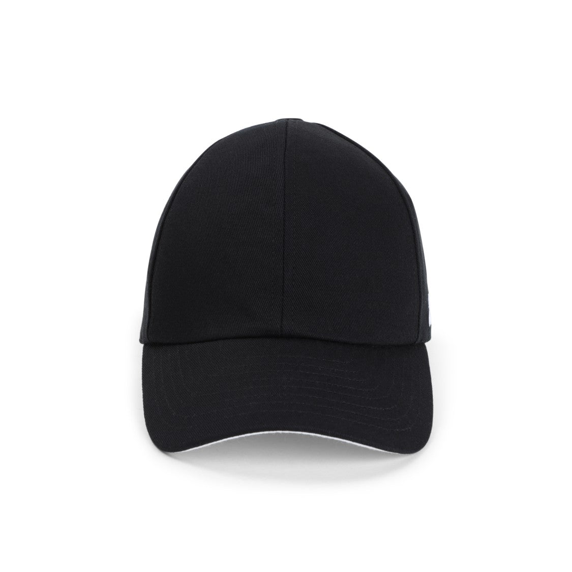 Courrèges Classic Black Cotton Cap