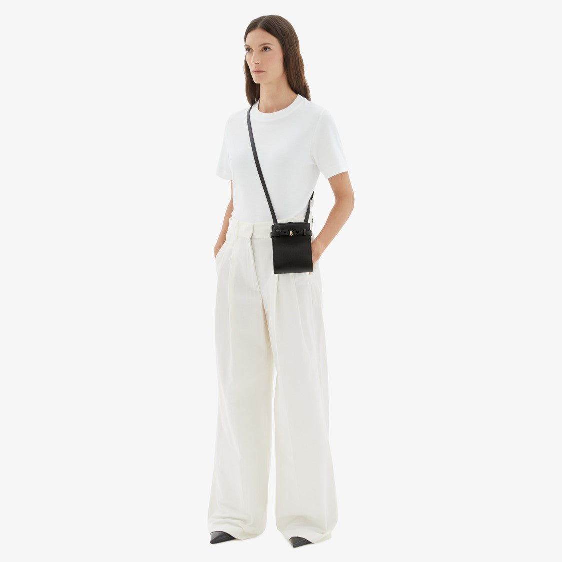 Valextra Brera B-Tracollina Slim Crossb