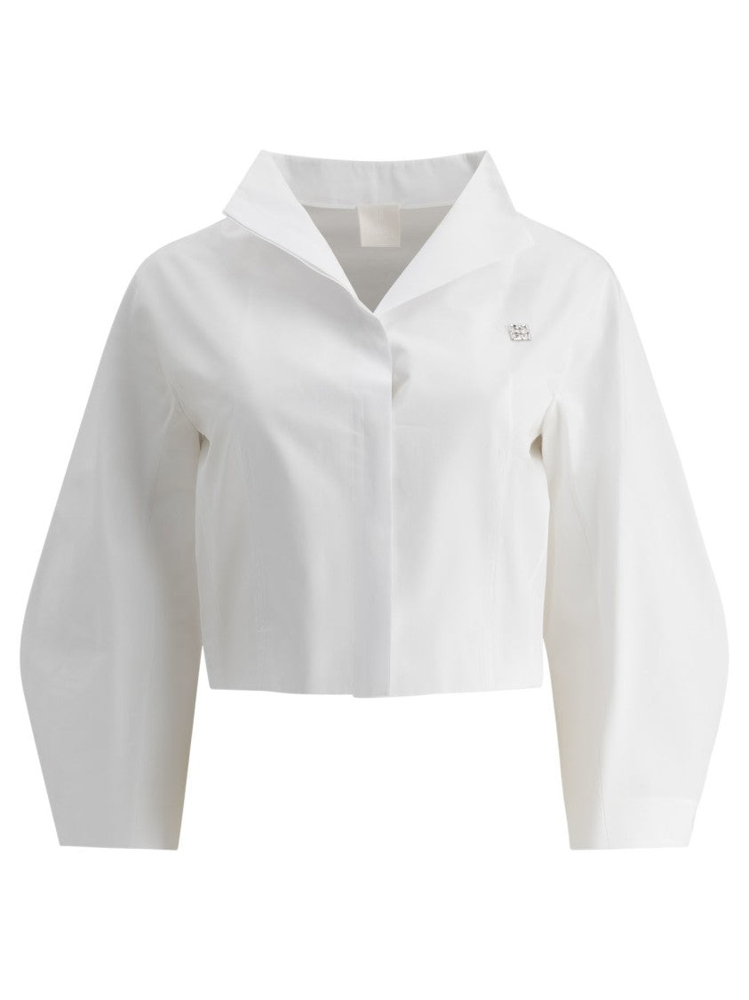Givenchy Cropped Poplin Shirt