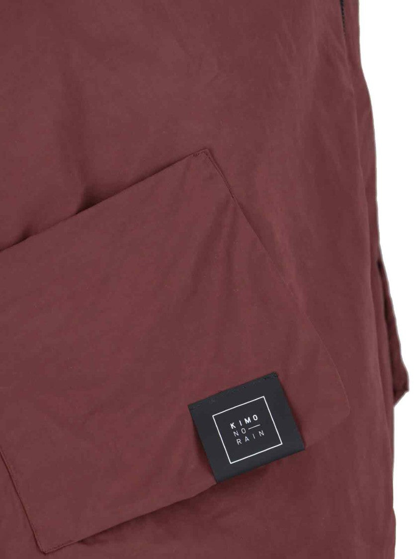 Kimono Rain Reversible Waterproof Jacket – Bordeaux And Purple