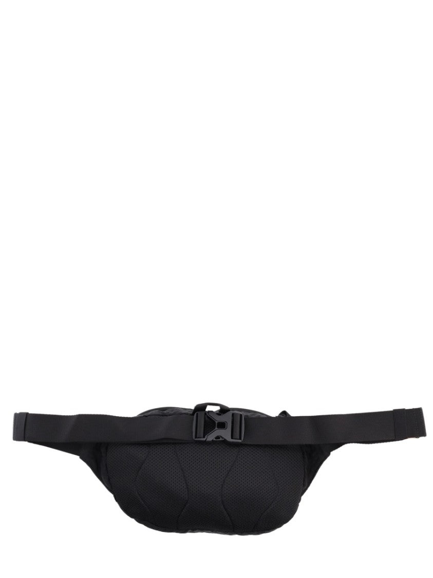 C.P. Company Compact Black Nylon Waist Bag With Adjustable Strap