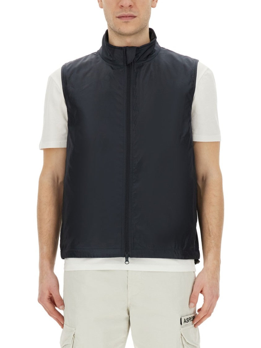 Aspesi Vernes Shiny High Collar Vest