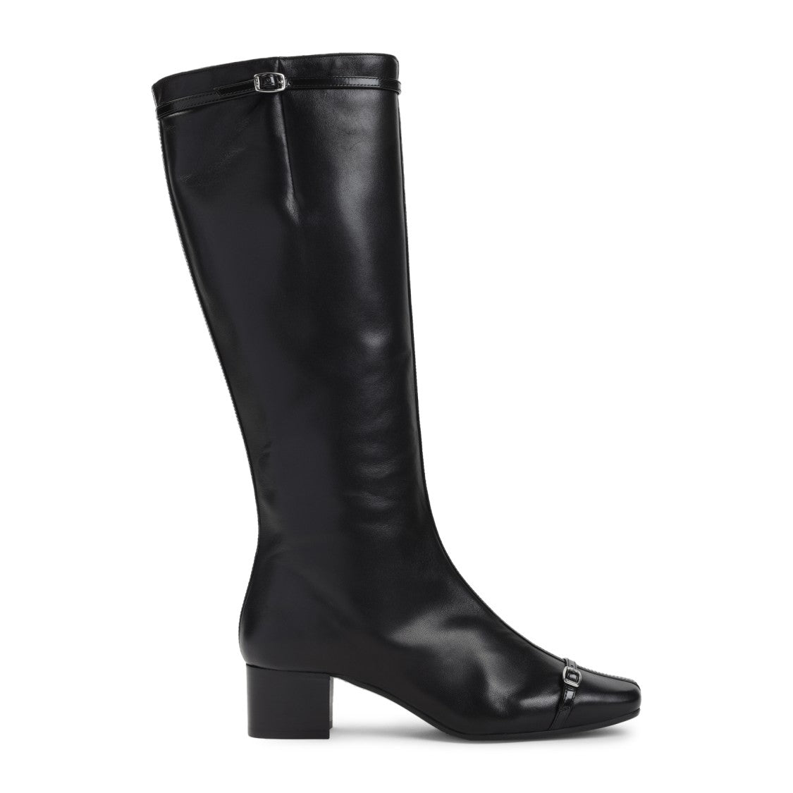 Carel Paris Black Leather Starter Boots