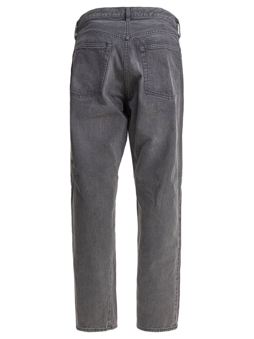 Kaptain Sunshine Straight-Leg Denim Pants With Classic Five-Pocket Design