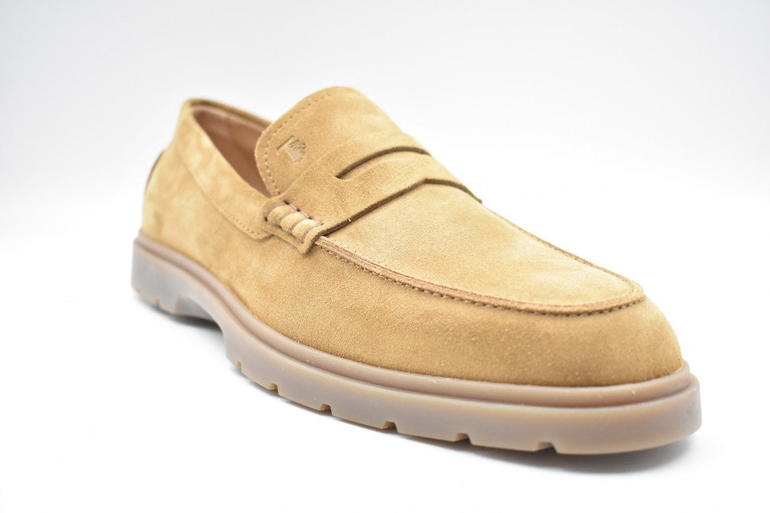 Tod's Laced Suede Flat Shoes