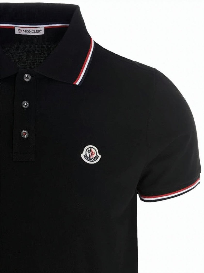 Moncler Cotton Piqué Polo Shirt