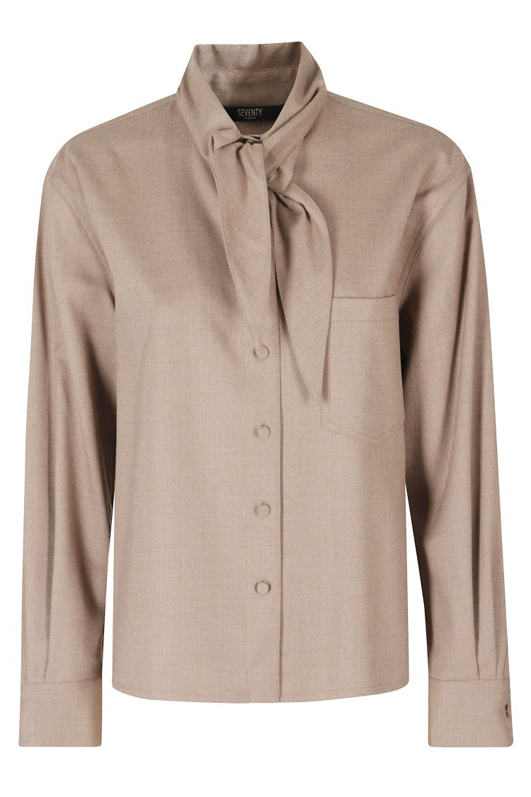 Seventy Mud Wool-Blend Flannel Shirt