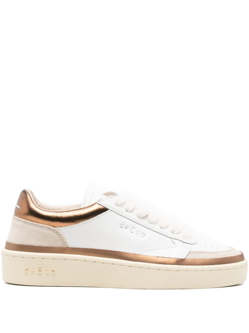 Ghoud White Sneakers With Metallic Accents