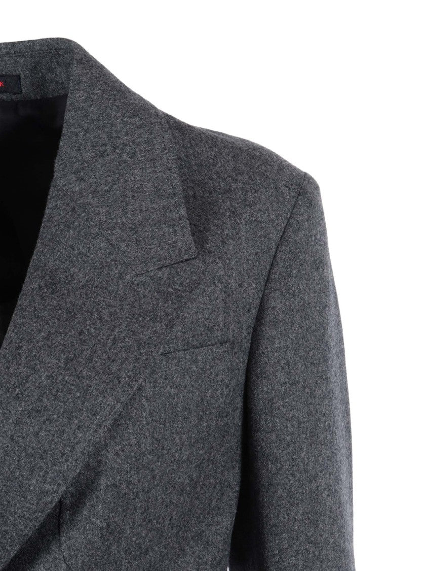 The Gigi Double-Breasted Virgin Wool Jacket With Tailored Silhouette