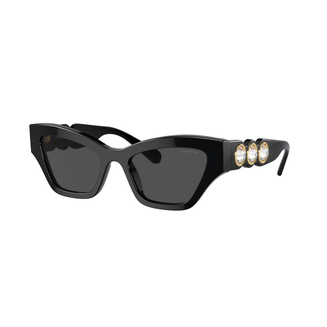 Swarovski 0Sk6021 Cat-Eye Sunglasses With Crystal Embellishments
