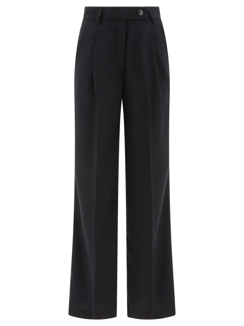 F.It Tailored Trousers With Pressed Crease