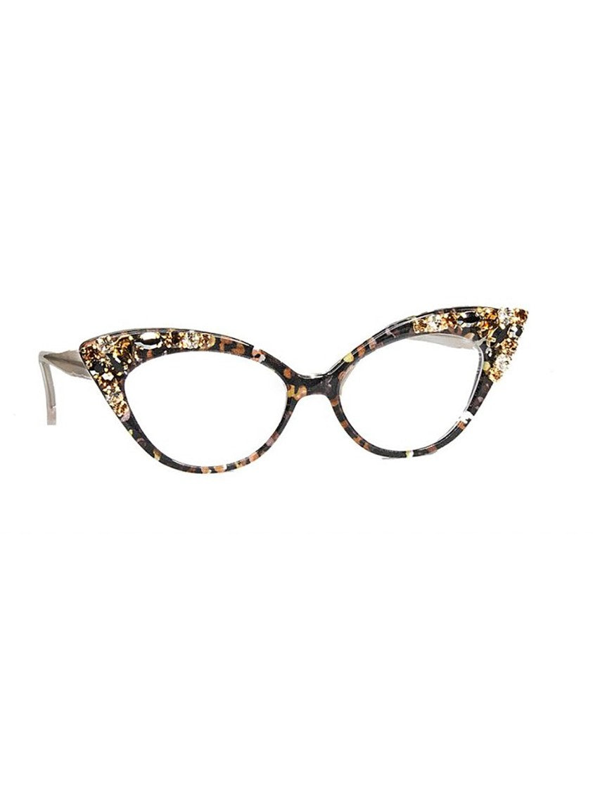 Francis Klein Black Eagle Cat-Eye Multi-Colored Frames