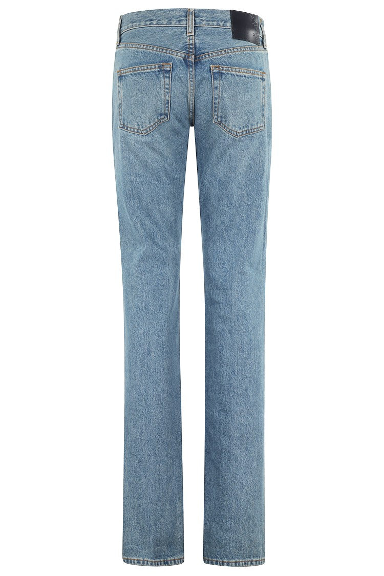 Haikure Straight-Fit Medium Wash Denim