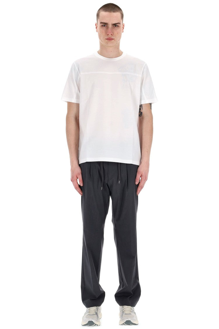 Herno Cotton T-Shirt With Thermo Taping