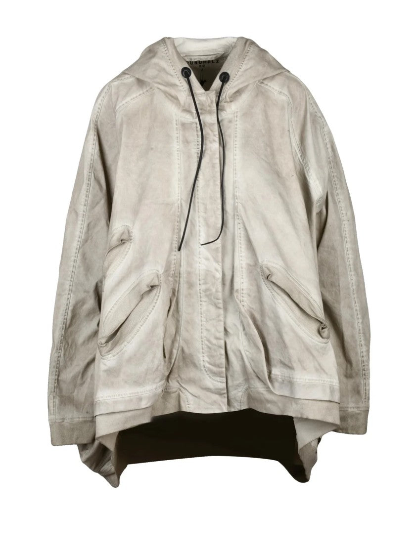 Rundhil Beige Overcoat Cotton Coat