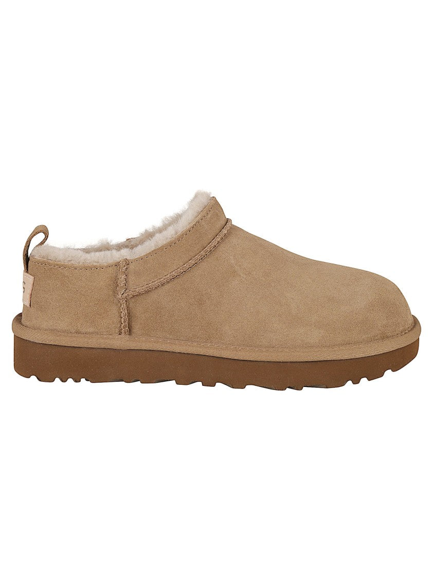 Ugg Slip-On Shearling-Lined Suede Boots