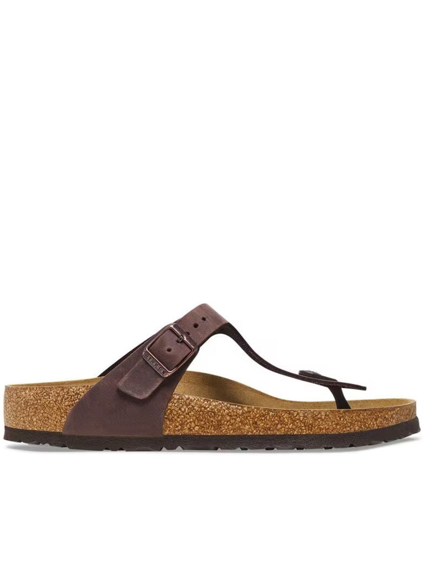Birkenstock Gizeh Brown Leather Contoured Sandal