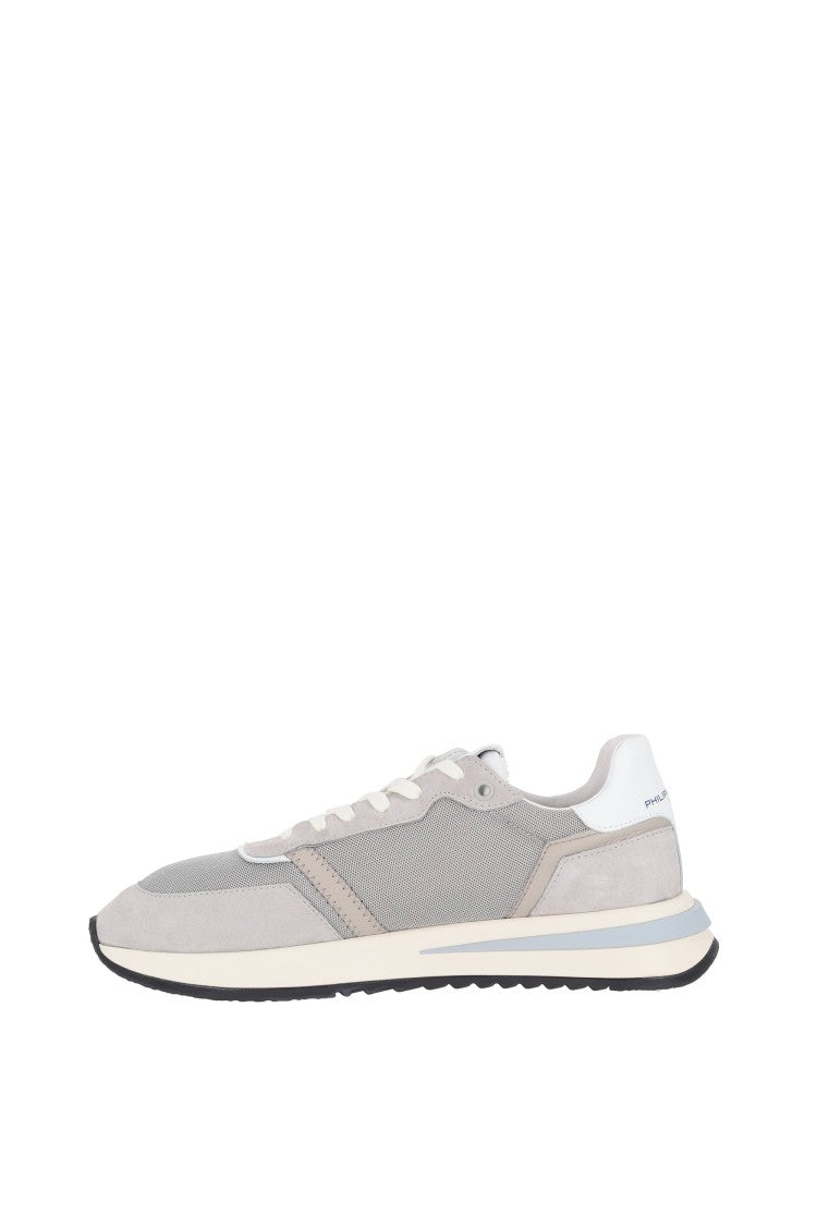 Philippe Model Grey Tropez 2.1 Mesh Suede Sneakers