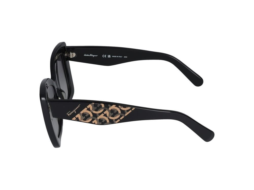 Salvatore Ferragamo Sunglasses Salvatore Ferragamo Sf1023s 001 Black 52/18/145