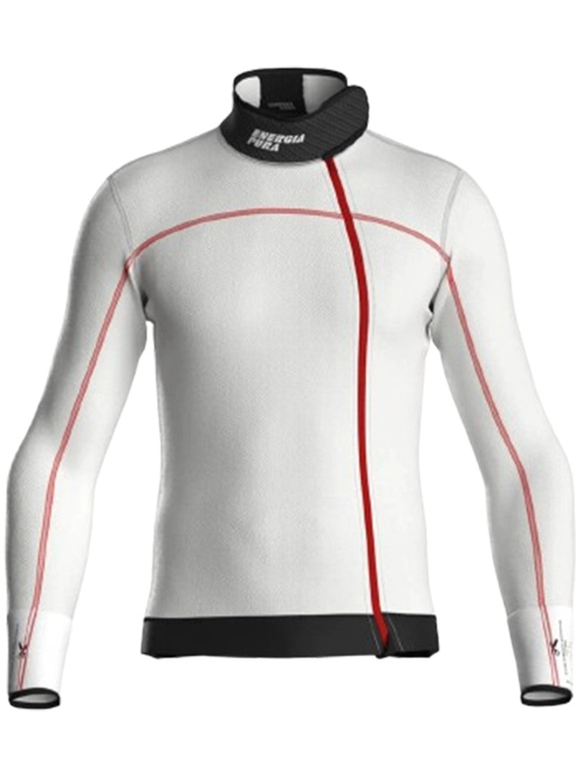 Energia Pura Cut-Resistant Long-Sleeve Asymmetrical Zip Top