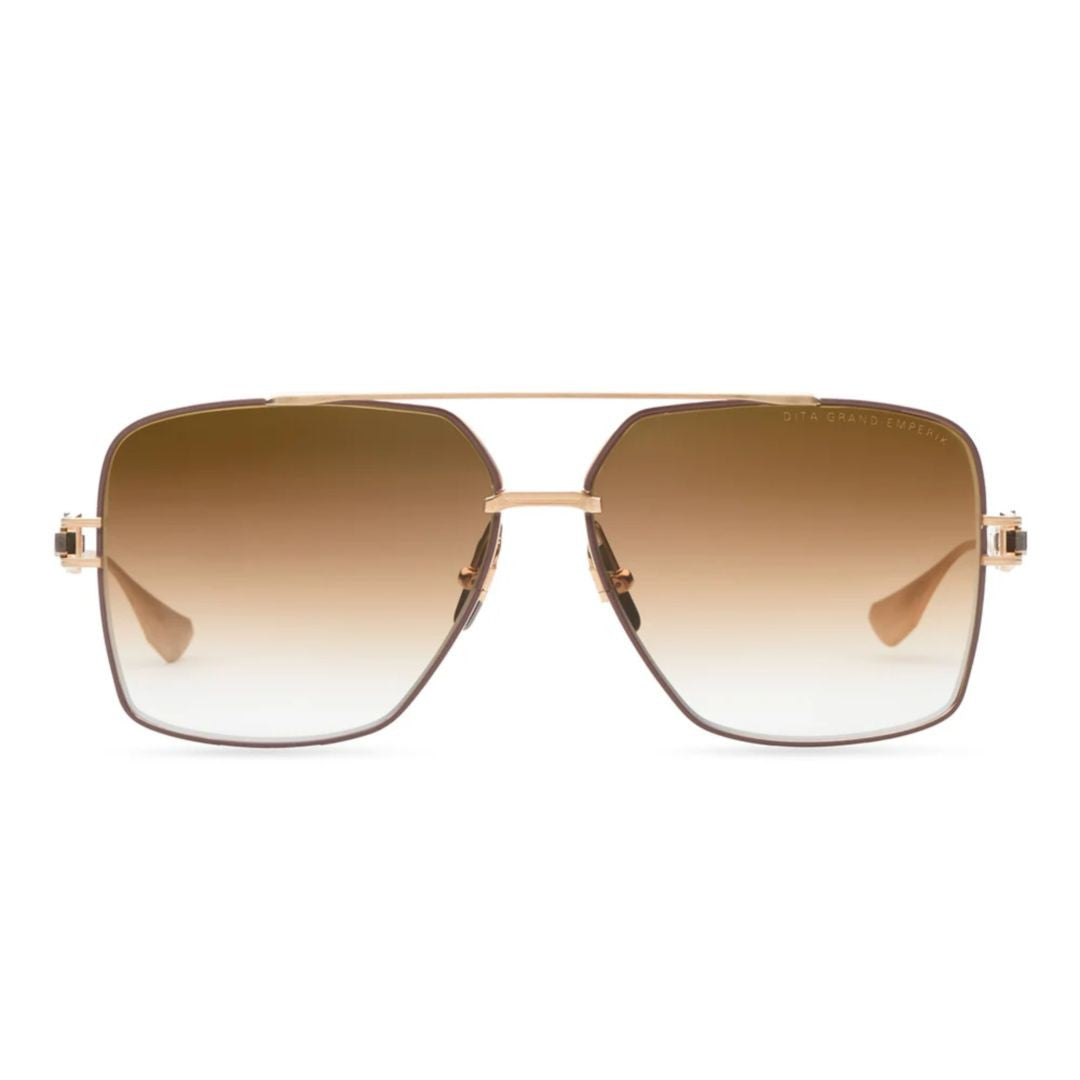 Dita Grand-Emperik Geometric Square Sunglasses With Gradient Tint