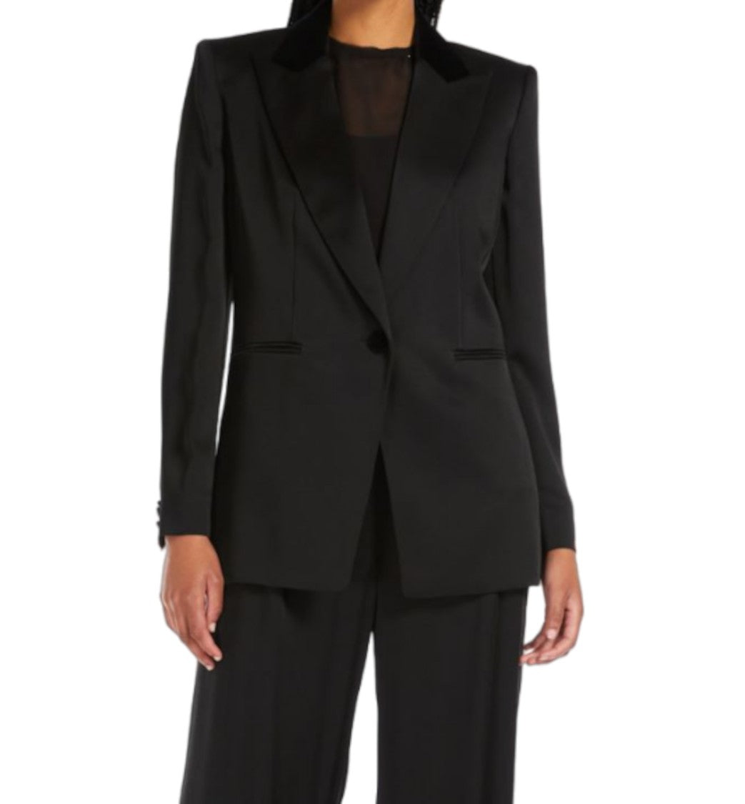Max Mara Sheer Overlay Sleeveless Top
