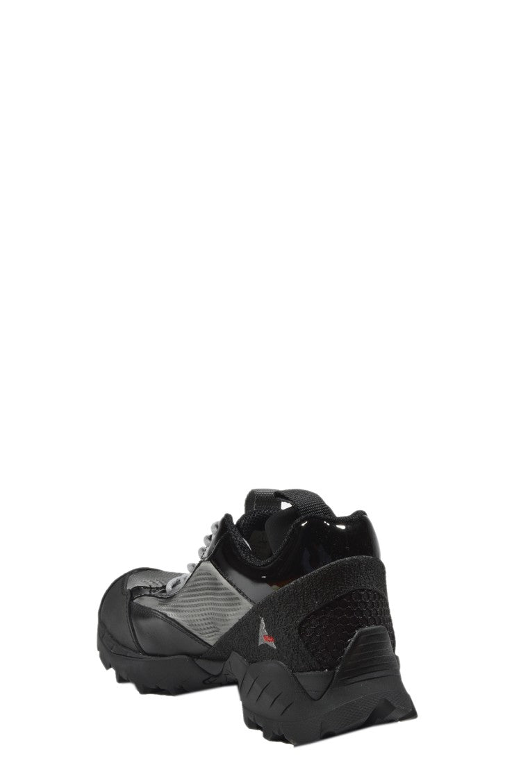 Roa Logo Black Mesh And Synthetic Sneakers