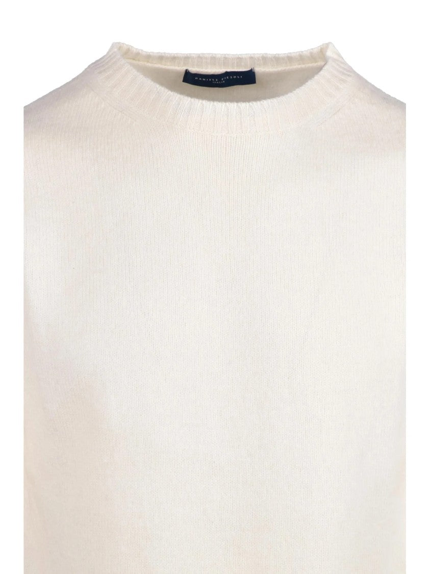 Daniele Fiesoli Crew Neck Pullover In Extrafine Merino Wool