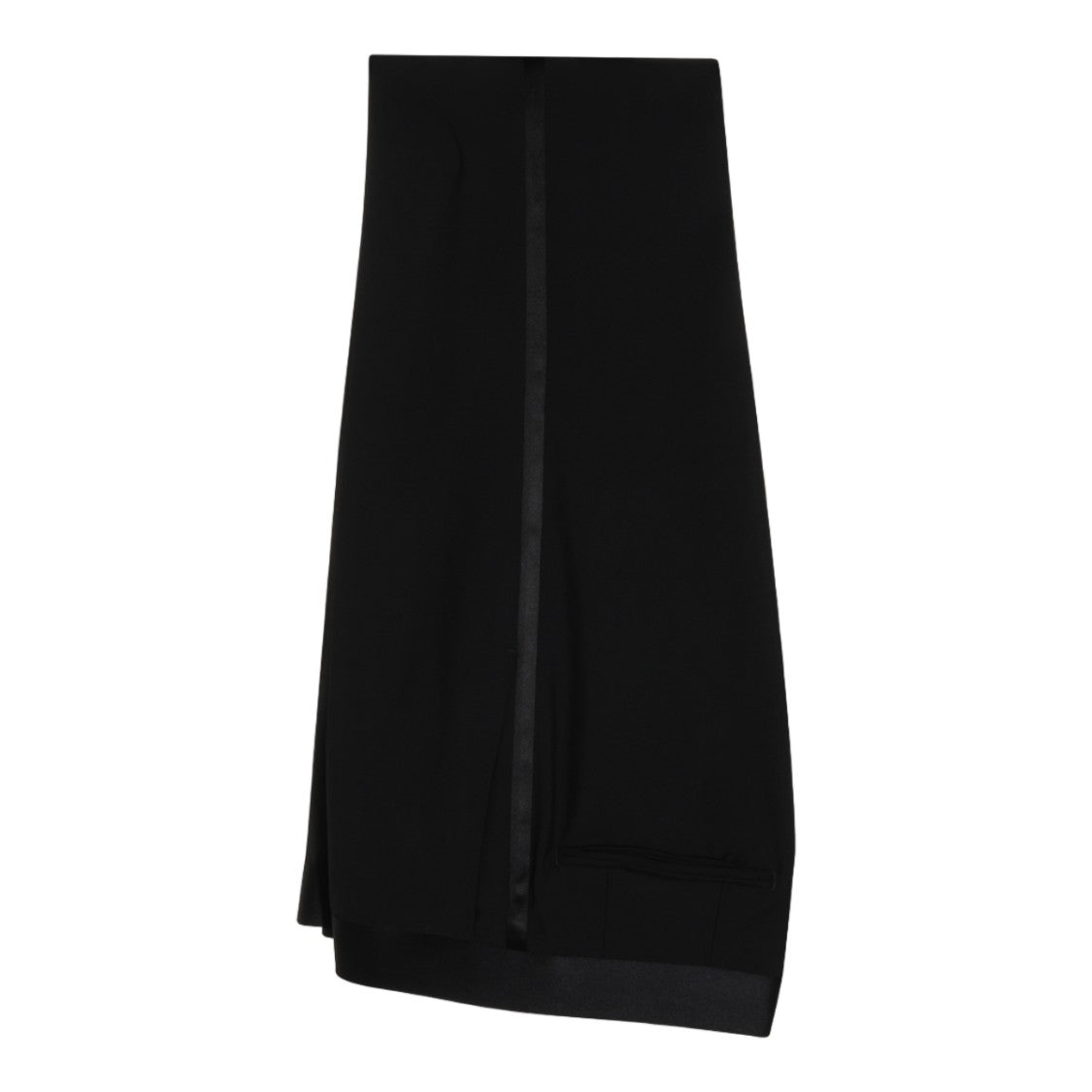 Canali Double-Breasted Black Suit With Peak Lapels