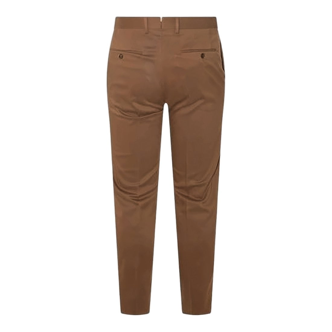 Pt Torino Slim Fit Brown Tailored Pants