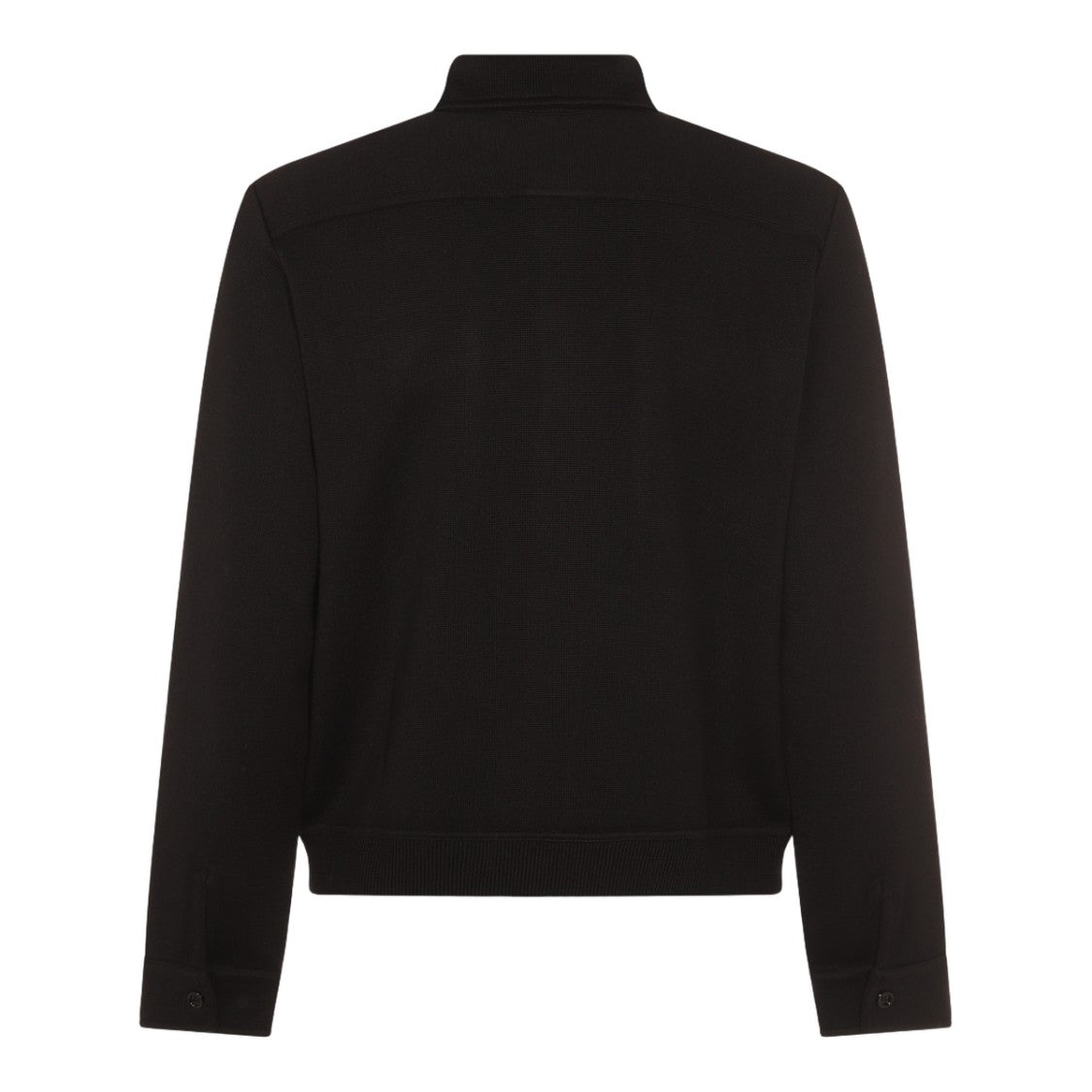 Lardini Black Jacket With Classic Collar