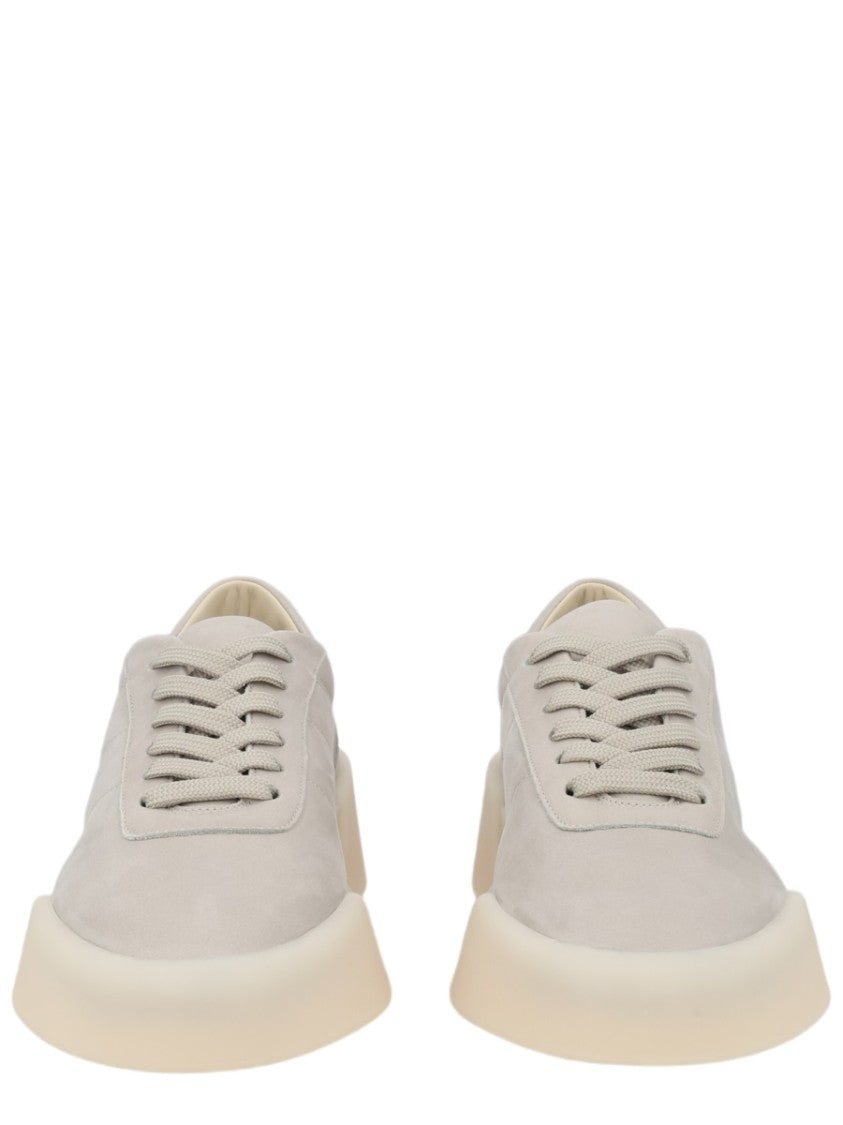 Fear Of God Grey Minimalist Calfskin Low-Top Sneakers