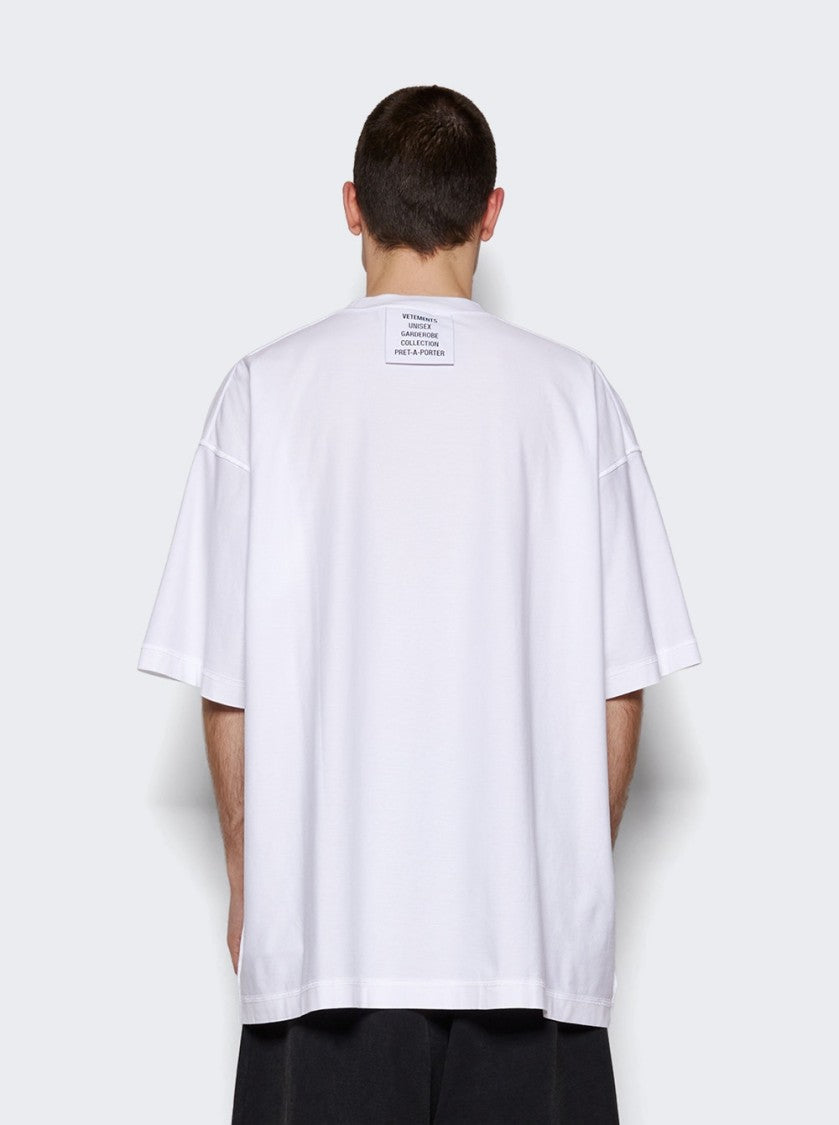 Vetements Inside Out Label Tee White
