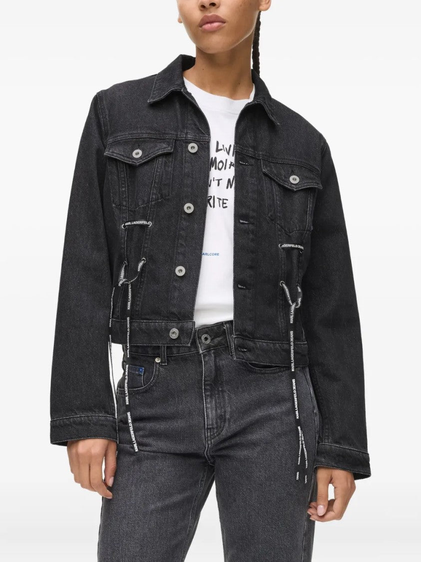 Karl Lagerfeld Tailored Structured Fit Refined Detailing Jacket