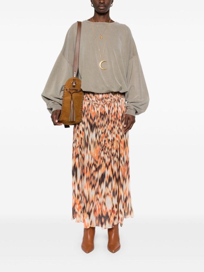 Isabel Marant Ankle-Length Skirt With Paperbag Waist
