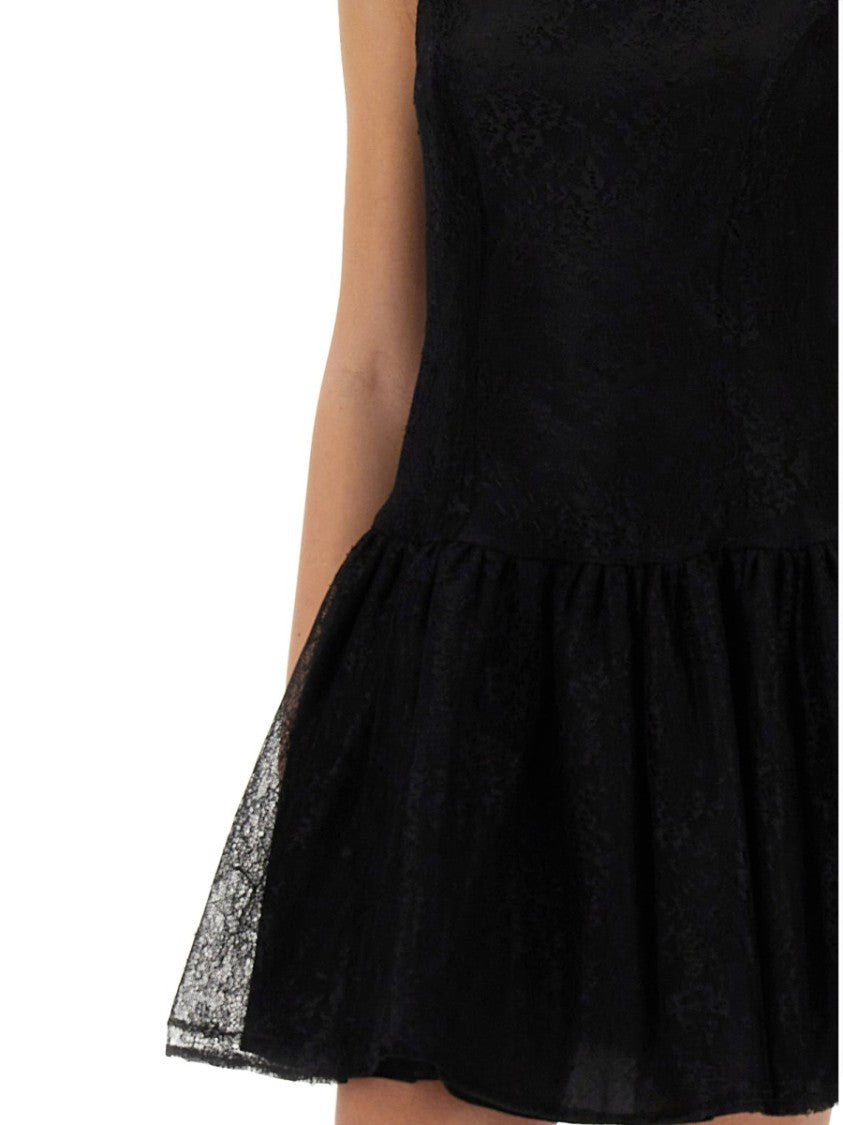 Nina Ricci Mini Dress With Peplum Skirt