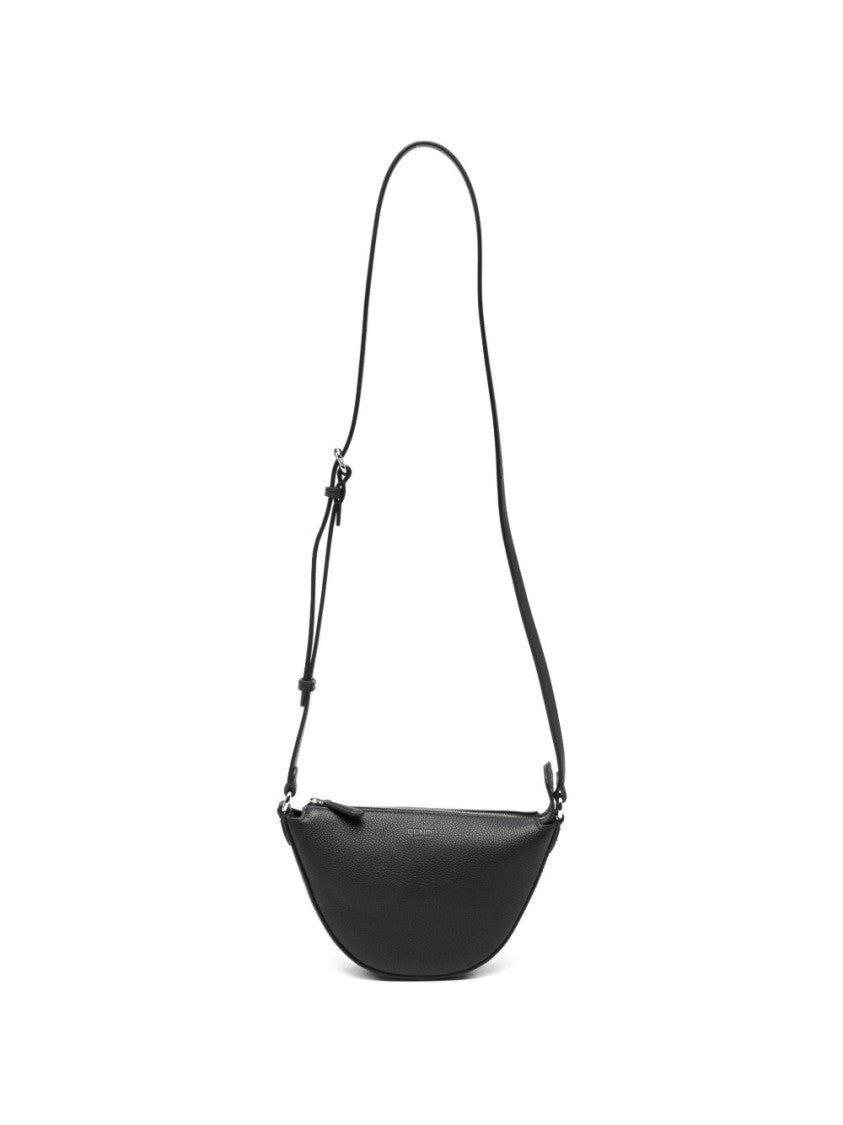 Fendi Black Fendi Melon Full-Grain Leather Mini Bag
