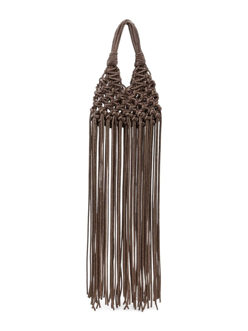 Hibourama Hibourama Macramé Woven Fringe Bag